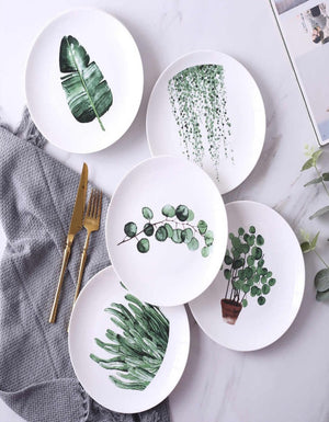 Ceramic Dinnerware Dinner Plates 8 inches European Tableware