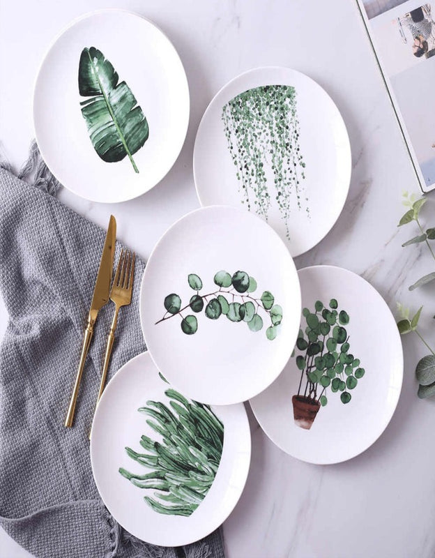 Ceramic Dinnerware Dinner Plates 8 inches European Tableware