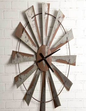 Windmill Wall Clock - 32 inch